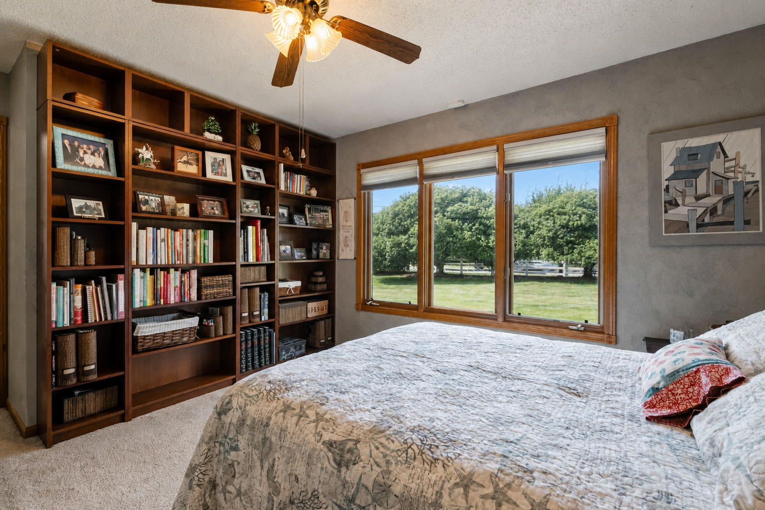 Bright, professionally finished real estate interior